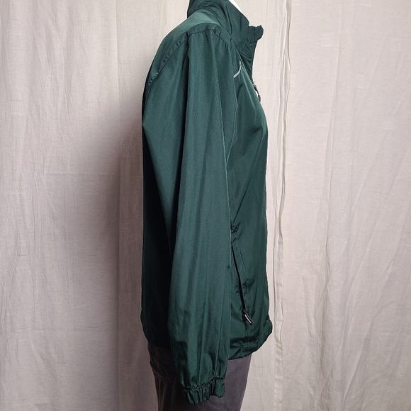 Core 365 Men's Ash City Forest Green Unlined Lightweight Windbreaker Jacket - Picture 6 of 13
